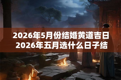 2026年5月份结婚黄道吉日 2026年五月选什么日子结婚好