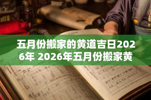 五月份搬家的黄道吉日2026年 2026年五月份搬家黄道吉日 五月份搬家的黄道吉日2026年 2026年五月份搬家黄道吉日