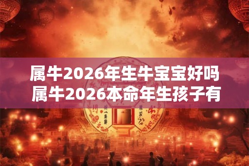 属牛2026年生牛宝宝好吗 属牛2026本命年生孩子有什么影响