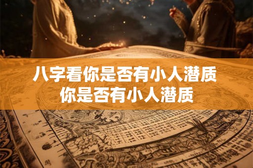 八字看你是否有小人潜质 你是否有小人潜质 八字看你是否有小人潜质 你是否有小人潜质