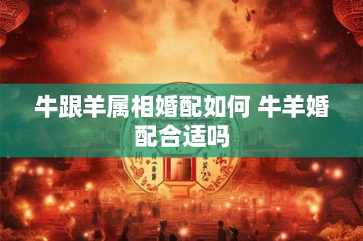 牛跟羊属相婚配如何 牛羊婚配合适吗