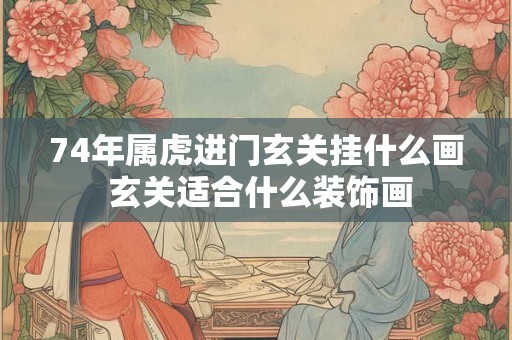 74年属虎进门玄关挂什么画 玄关适合什么装饰画