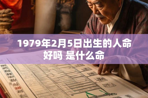 1979年2月5日出生的人命好吗 是什么命