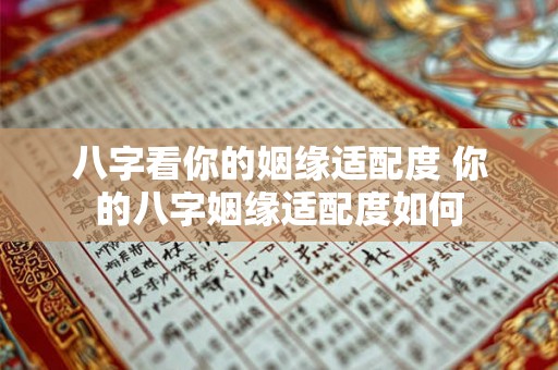 八字看你的姻缘适配度 你的八字姻缘适配度如何