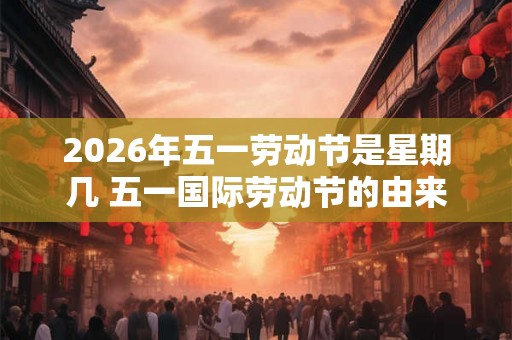 2026年五一劳动节是星期几 五一国际劳动节的由来