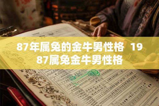87年属兔的金牛男性格  1987属兔金牛男性格