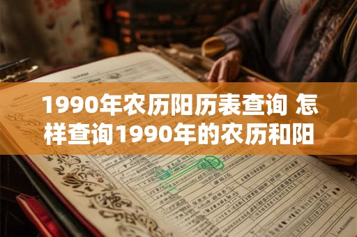 1990年农历阳历表查询 怎样查询1990年的农历和阳历