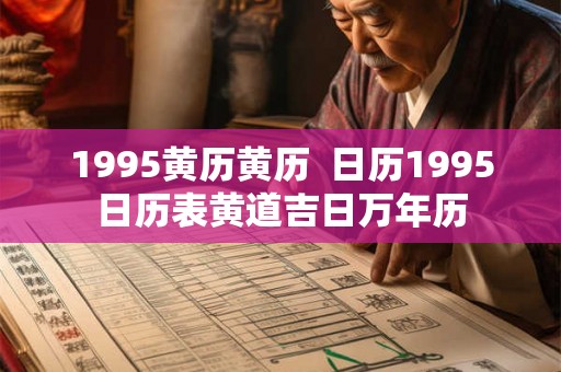 1995黄历黄历  日历1995日历表黄道吉日万年历