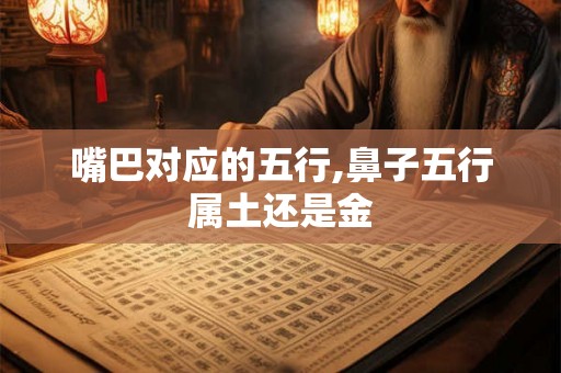 嘴巴对应的五行,鼻子五行属土还是金