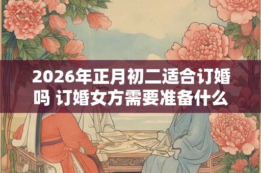 2026年正月初二适合订婚吗 订婚女方需要准备什么 2026年正月初二适合订婚吗 订婚女方需要准备什么