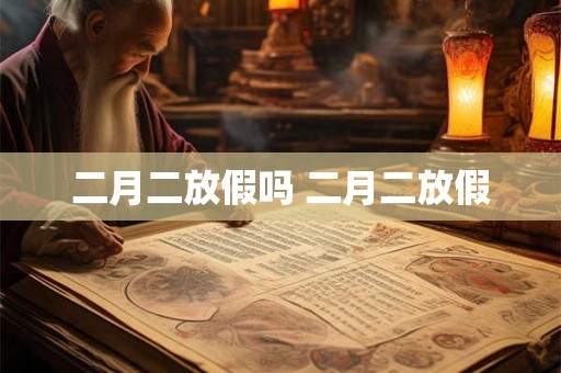 二月二放假吗 二月二放假