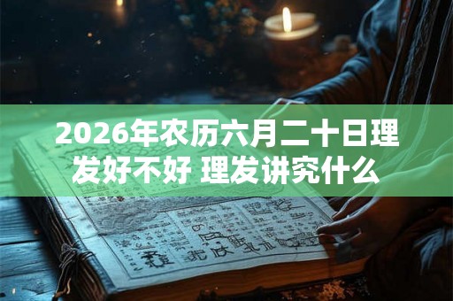 2026年农历六月二十日理发好不好 理发讲究什么