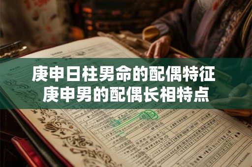 庚申日柱男命的配偶特征 庚申男的配偶长相特点