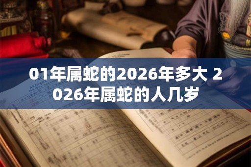 01年属蛇的2026年多大 2026年属蛇的人几岁 01年属蛇的2026年多大 2026年属蛇的人几岁