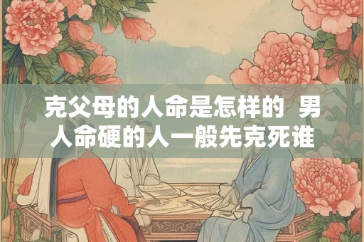 克父母的人命是怎样的  男人命硬的人一般先克死谁