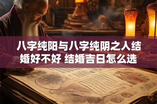 八字纯阳与八字纯阴之人结婚好不好 结婚吉日怎么选