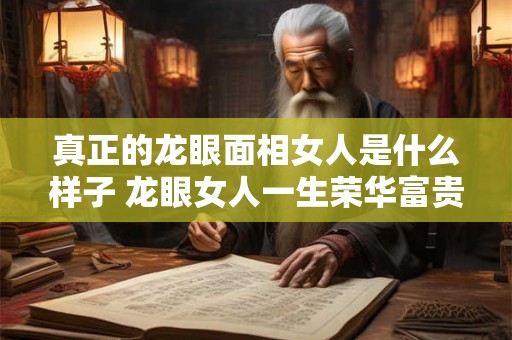 真正的龙眼面相女人是什么样子 龙眼女人一生荣华富贵