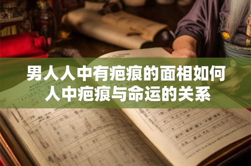 男人人中有疤痕的面相如何 人中疤痕与命运的关系 男人人中有疤痕的面相如何 人中疤痕与命运的关系