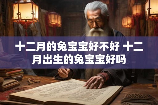 十二月的兔宝宝好不好 十二月出生的兔宝宝好吗
