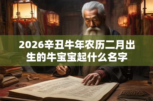 2026辛丑牛年农历二月出生的牛宝宝起什么名字