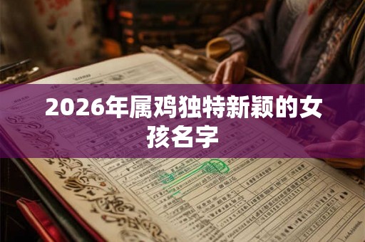 2026年属鸡独特新颖的女孩名字