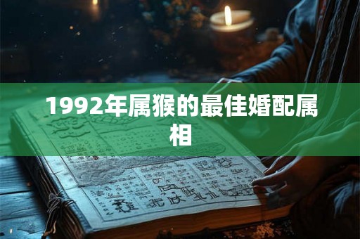 1992年属猴的最佳婚配属相