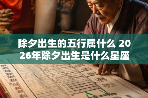 除夕出生的五行属什么 2026年除夕出生是什么星座