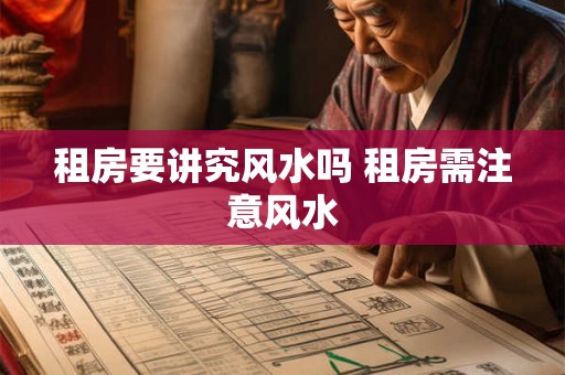 租房要讲究风水吗 租房需注意风水