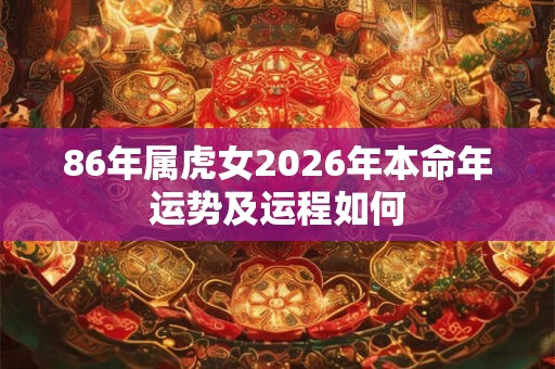 86年属虎女2026年本命年运势及运程如何