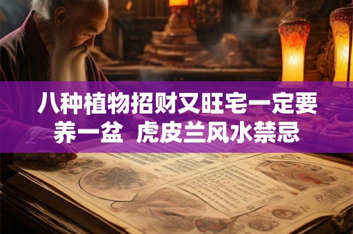 八种植物招财又旺宅一定要养一盆  虎皮兰风水禁忌