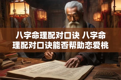 八字命理配对口诀 八字命理配对口诀能否帮助恋爱桃花
