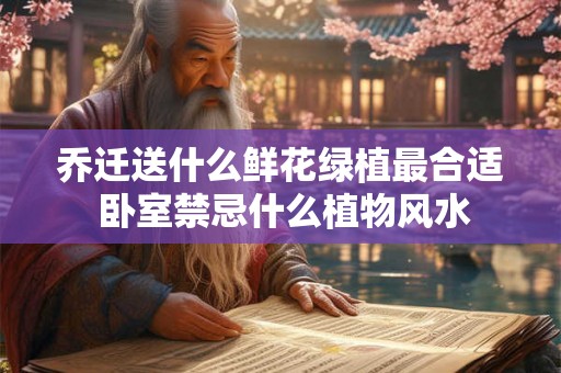 乔迁送什么鲜花绿植最合适 卧室禁忌什么植物风水 乔迁送什么鲜花绿植最合适 卧室禁忌什么植物风水