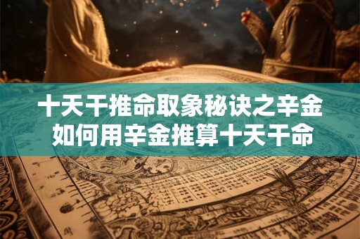 十天干推命取象秘诀之辛金 如何用辛金推算十天干命运