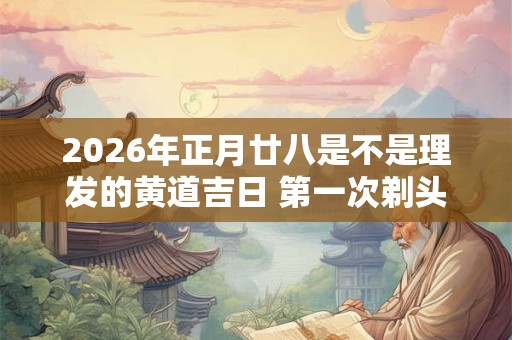 2026年正月廿八是不是理发的黄道吉日 第一次剃头 2026年正月廿八是不是理发的黄道吉日 第一次剃头