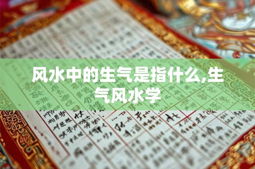 风水中的生气是指什么,生气风水学