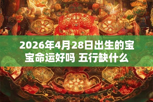 2026年4月28日出生的宝宝命运好吗 五行缺什么