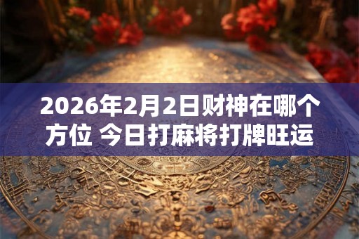 2026年2月2日财神在哪个方位 今日打麻将打牌旺运方位