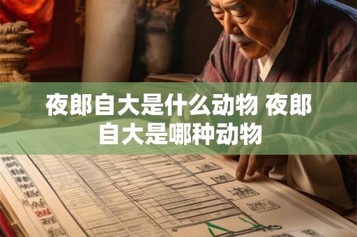 夜郎自大是什么动物 夜郎自大是哪种动物 夜郎自大是什么动物 夜郎自大是哪种动物