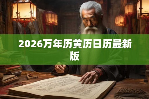 2026万年历黄历日历最新版