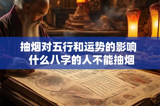 抽烟对五行和运势的影响  什么八字的人不能抽烟