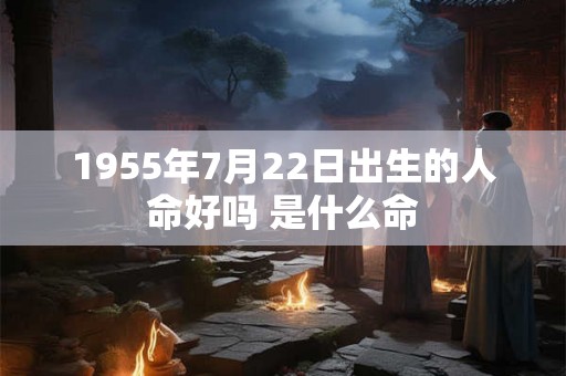 1955年7月22日出生的人命好吗 是什么命