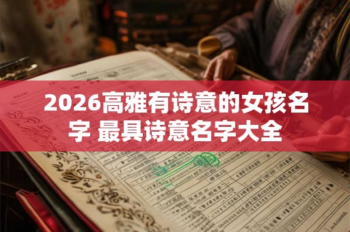 2026高雅有诗意的女孩名字 最具诗意名字大全