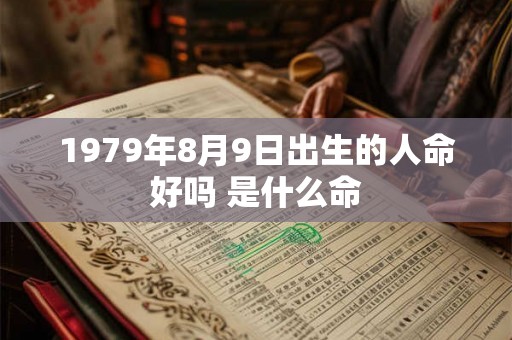 1979年8月9日出生的人命好吗 是什么命 1979年8月9日出生的人命好吗 是什么命