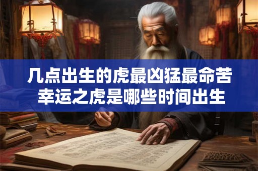 几点出生的虎最凶猛最命苦 幸运之虎是哪些时间出生的