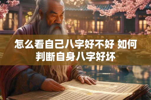 怎么看自己八字好不好 如何判断自身八字好坏