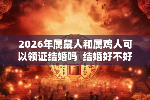 2026年属鼠人和属鸡人可以领证结婚吗  结婚好不好
