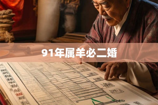 91年属羊必二婚 91年属羊必二婚