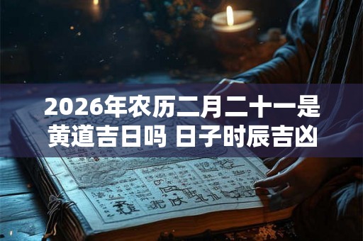 2026年农历二月二十一是黄道吉日吗 日子时辰吉凶