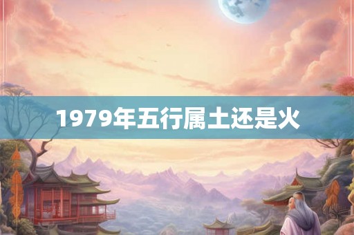 1979年五行属土还是火