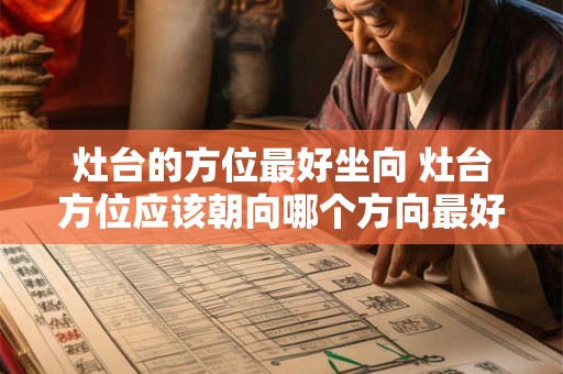 灶台的方位最好坐向 灶台方位应该朝向哪个方向最好